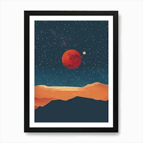 Mars Landscape 2 Art Print