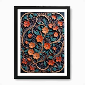 Flowers On A Tree Art Print