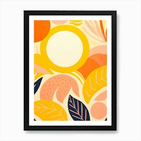 Abstract Sun Art Print