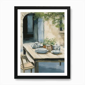 Boho Bella Vita 22 Table 3 Art Print