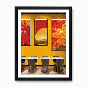 A Seamless Presentation Of Signs Set In An Abbot Point Style Reception Design With Warm Autumn Colo (3) 1 Art Print