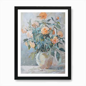 A World Of Flowers Marigold 2 Painting Art Print