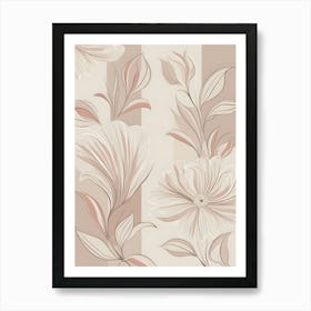 Floral Wallpaper 18 Art Print