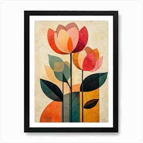 Flowers In A Vase 64 Art Print