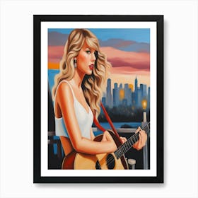 Taylor Swift 4 Art Print