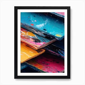 Stack Of Paint Brushes 1 Art Print
