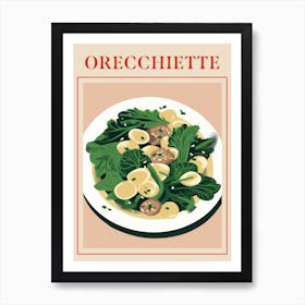 Orecchiette Italian Pasta Poster Art Print