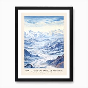 Denali National Park And Preserve United States Of America 2 Poster Art Print