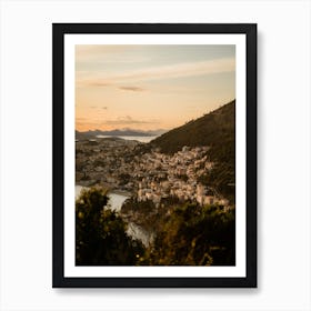 Sunset In Croatia 1 Art Print