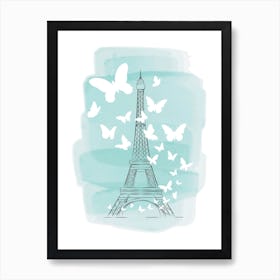 Butterfly Tower Art Print