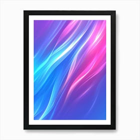 Abstract Wavy Background Art Print