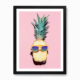 Sunny Pineapple Art Print