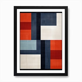 Harmony in Hyperspace: Mid-Century Geometric Travel Art Print