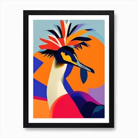 Emu Pop Matisse Bird Art Print