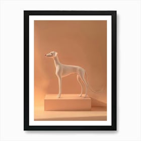 Greyhound. Generated with AI. Art Print 3 Art Print