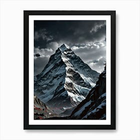 Nepal Mountains The Himalayan Giant: Mount Everest Art Print