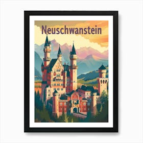 Neuschwanstein 1 Art Print