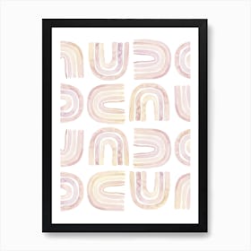 Rainbow Pattern Art Print