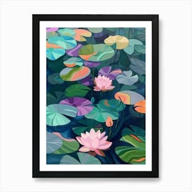 Water Lilies 16 Art Print