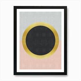 Golden circle 2 Art Print