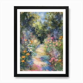  Floral Garden English Oasis 2 Art Print