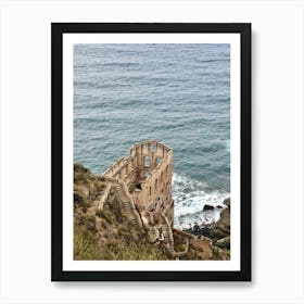 Abandoned Building On The Coast of Tenerife Art Print