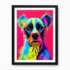Chinese Crested Andy Warhol Style Dog Art Print