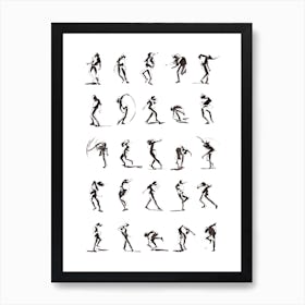 Dancing Man Art Print
