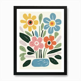 Flowers In A Vase 27 Art Print