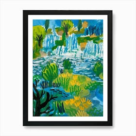 Krka Waterfalls Croatia 2 Art Print