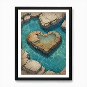 Heart Of Stone 4 Art Print