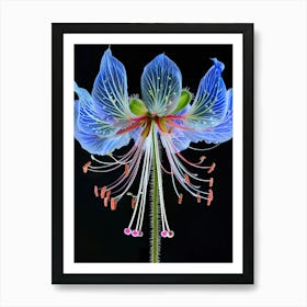 Blue Flower 4 Art Print