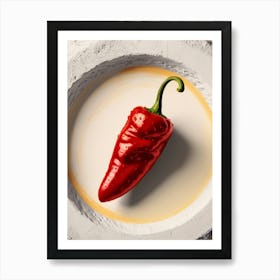 Red Chili Pepper 3 Art Print