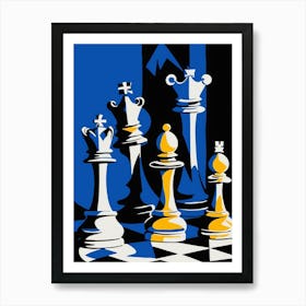 Chess Pieces 1 Art Print