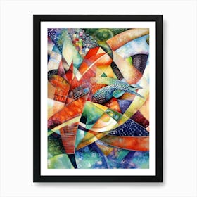 Abstract Painting, Abstract Painting, Abstract Painting Art 1 Art Print