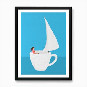 Coffee Break Art Print