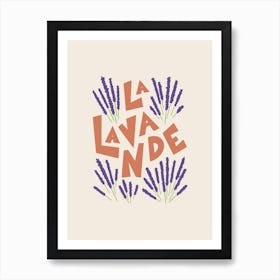 La Lavande French Lavender Art Print