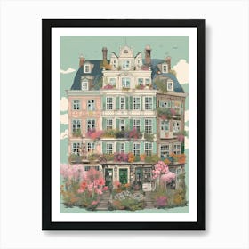 House Of Flowers Amsterdam 2 Art Print