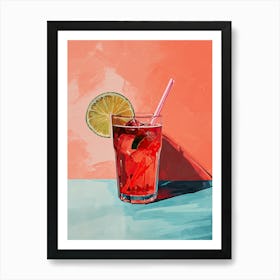 Coctail Drink Art Print