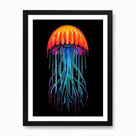 Portuguese Man Of War Pop Art 5 Art Print