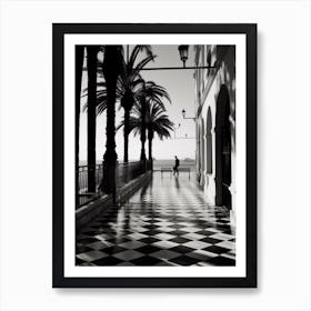 Palma De Mallorca Spain Mediterranean Black And White Photography Analogue 1 Art Print