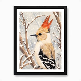 Bird Illustration Hoopoe 4 Art Print