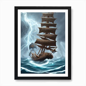 Stormy Seas 3 Art Print