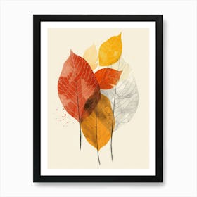 Autumn Leaves 24 Art Print