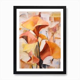 Fall Flower Painting Calla Lily 2 Art Print