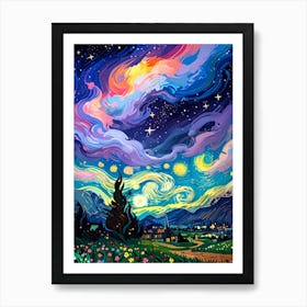 Starry Night 62 Art Print