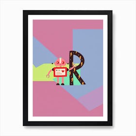 Kids Initials R Art Print