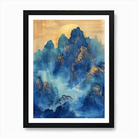 Chinese Mountains 28 Art Print