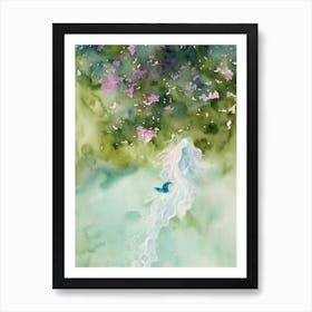 Sea Angel Storybook Watercolour Art Print