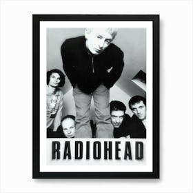 Kayno Vintage Music Album Radiohead Poster Decorative Canvas Family Bedroom Picture Painting Art Print